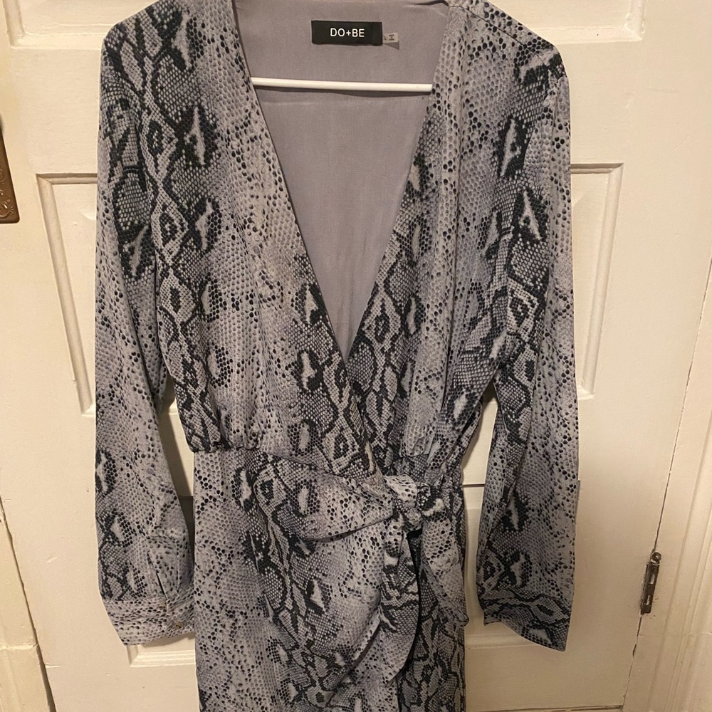 Do+Be snakeskin dress